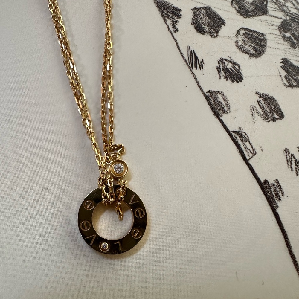 Cartier love necklace